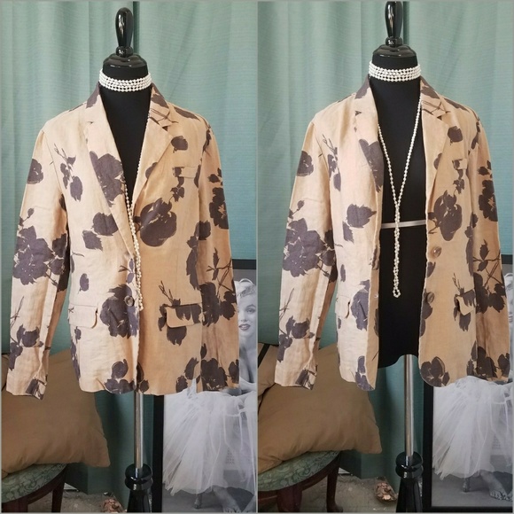 Flawless! Vintage Merona Floral Blazer. Sz XL. - Picture 1 of 6