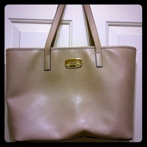 Medium beige pink Michael Kors Tote