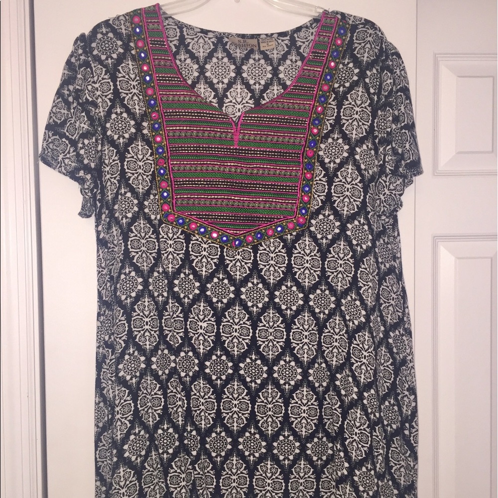 Boho tunic dress