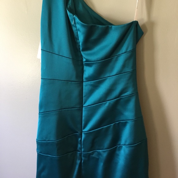 David's Bridal Dresses Nwt Davids Bridal Oasis Color One Shoulder