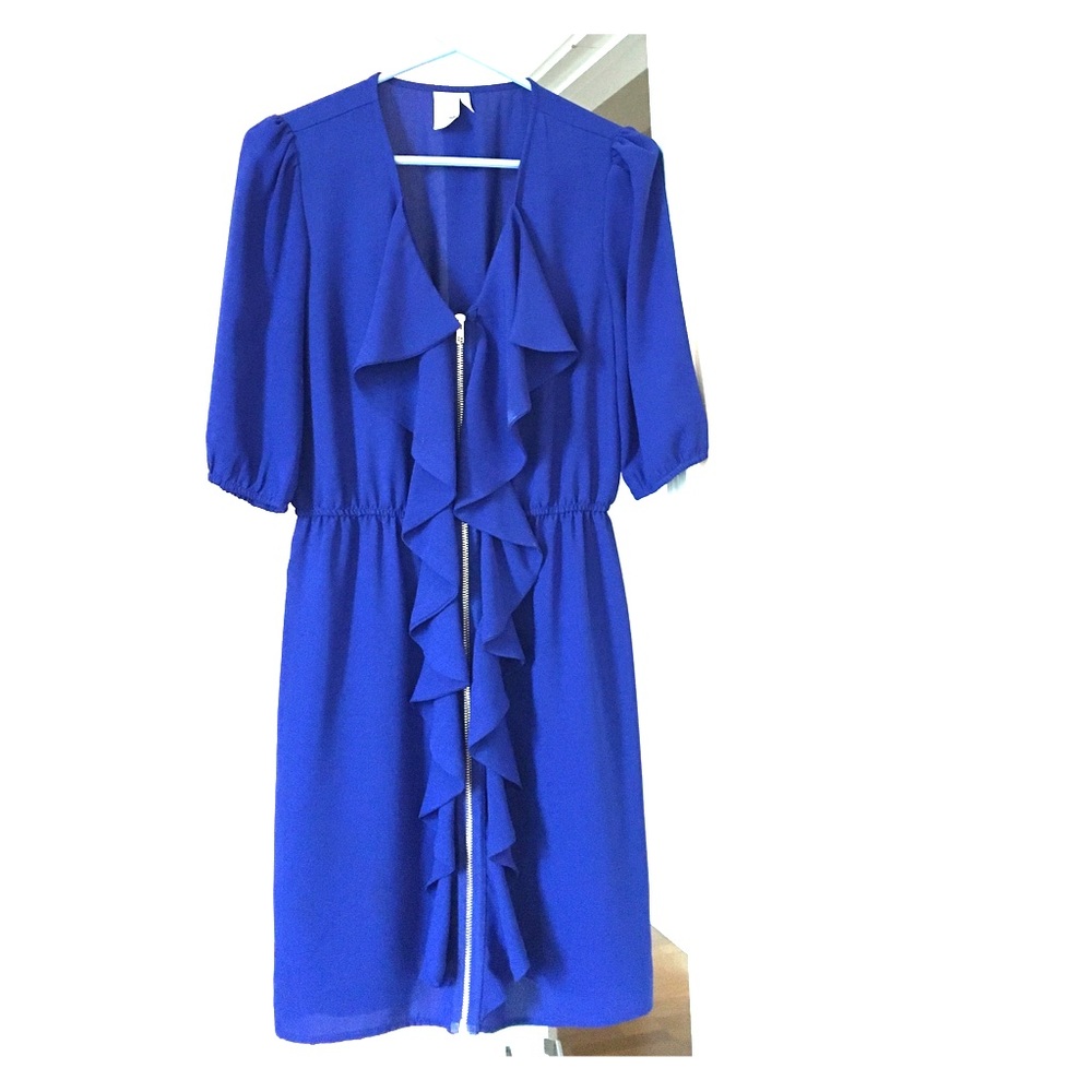 Royal blue dress from Francesca's