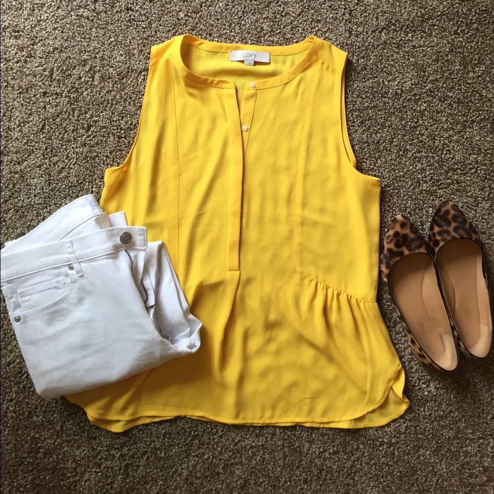 Bright yellow Loft tank