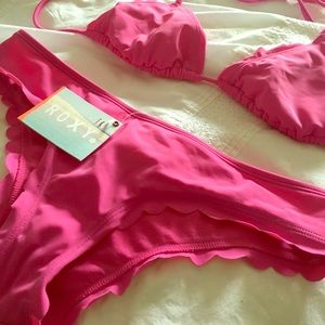 Pink Roxy Bikini Set