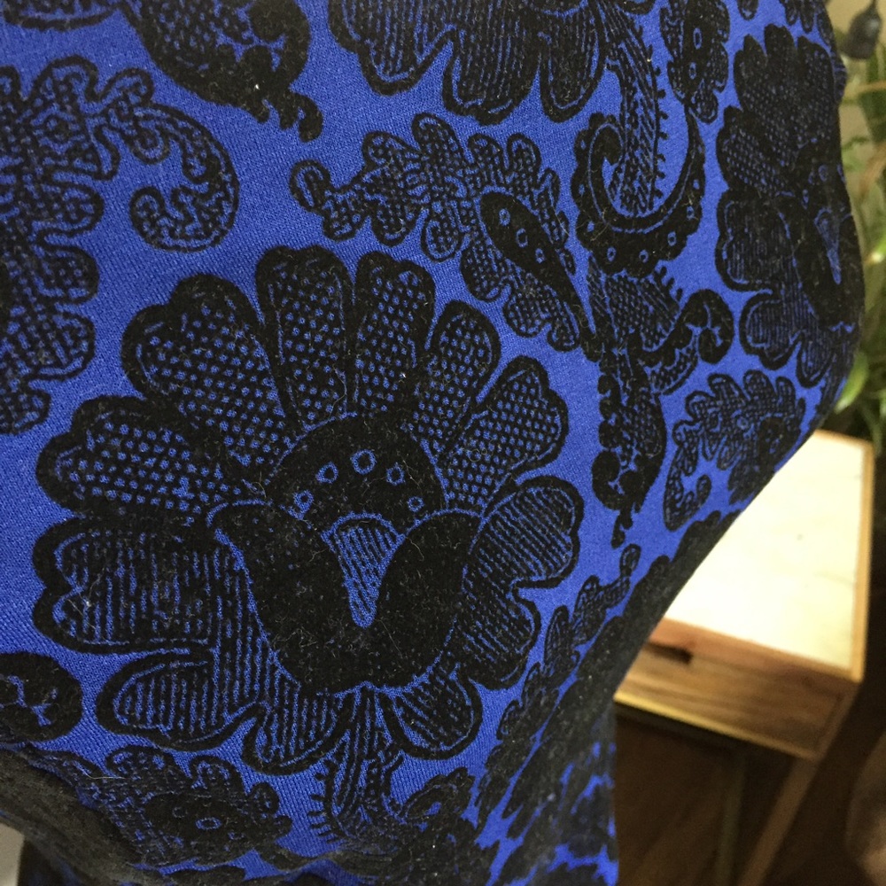 🎉 Land's End Floral Velvet Midi Dress - Picture 6 of 6
