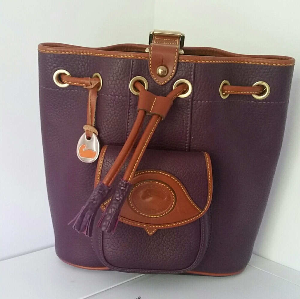 Purple Dooney and Bourke slingback bag