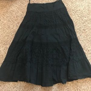 Black skirt