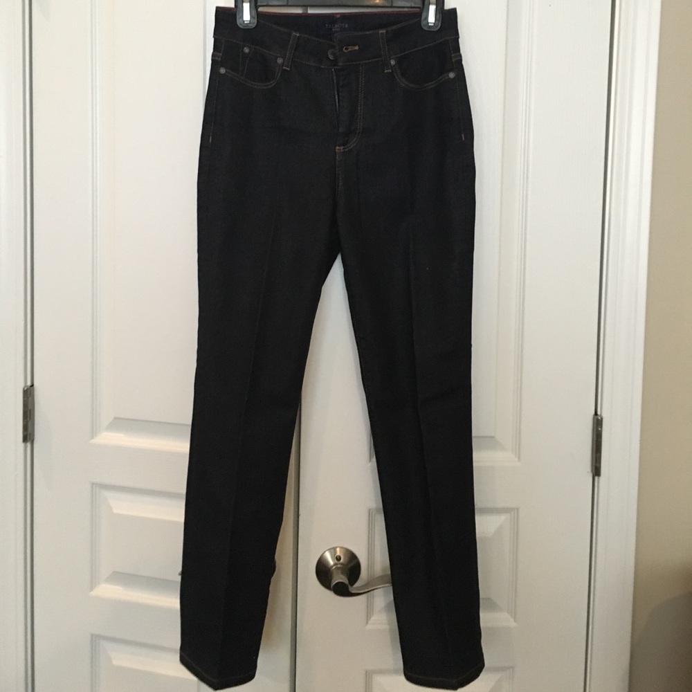 Talbots dark blue jean