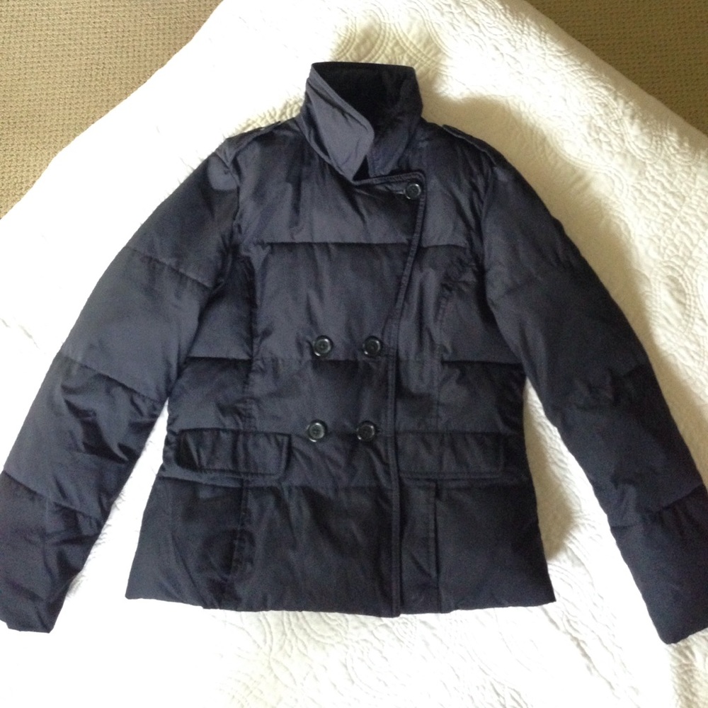 Banana Republic Thin Double-Breasted Puffer Jacket