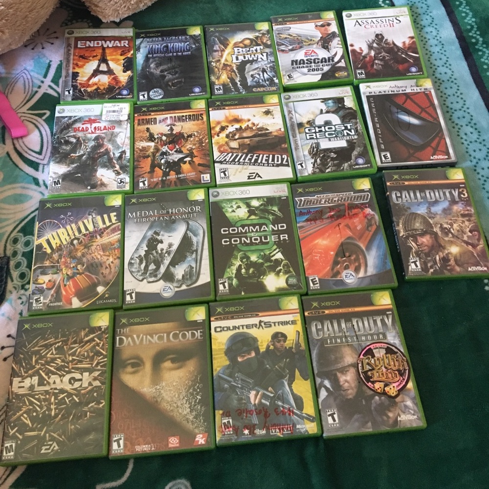 Xbox and x box one games