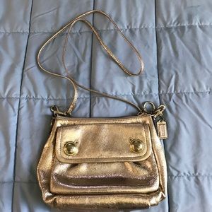 Coach Gold Crossbody Bag