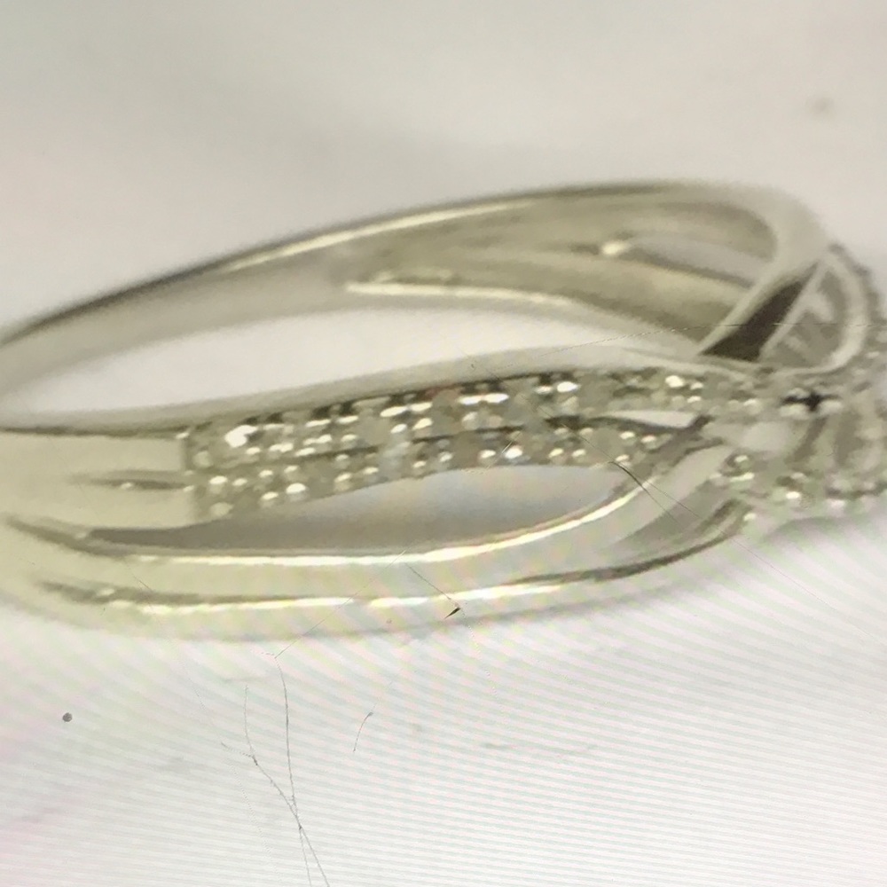 Certified African White Diamonds and 925 ring