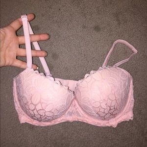 PINK lace date bra