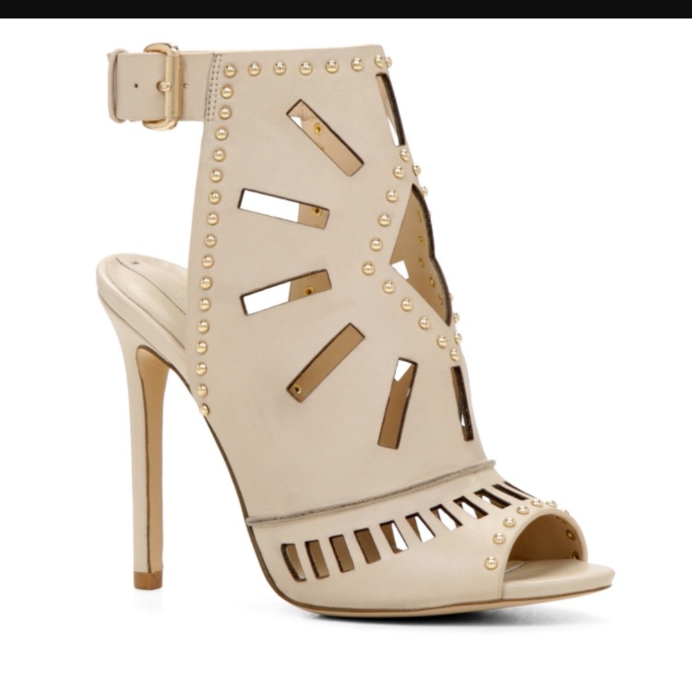 Aldo peep toe heels/boots