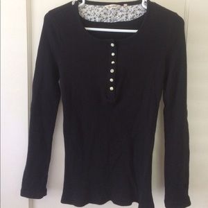 Long sleeved thermal Henley