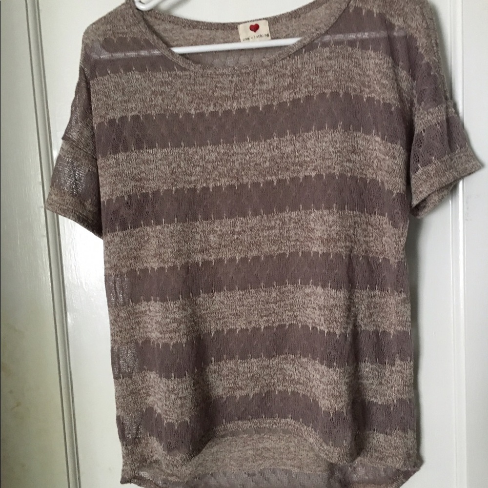 Sheer, light weight top