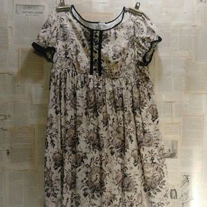 Gloomth Victorian Bird Lolita Babydoll Dress