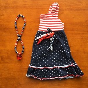 🔥Last Chance. Red white and blue dress