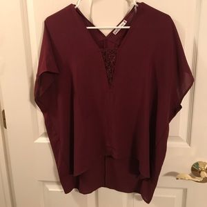 Dainty Hooligan wine blouse