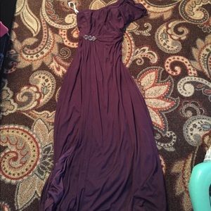 Purple bridesmaid dress