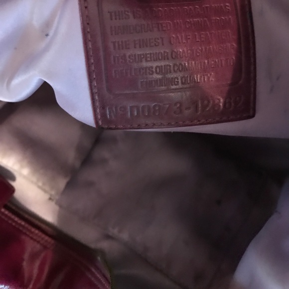 Coach patent leather tote - Picture 4 of 4