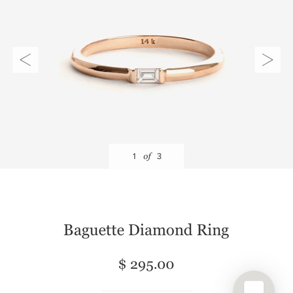Vrai & Oro Rose Gold and Diamond Ring