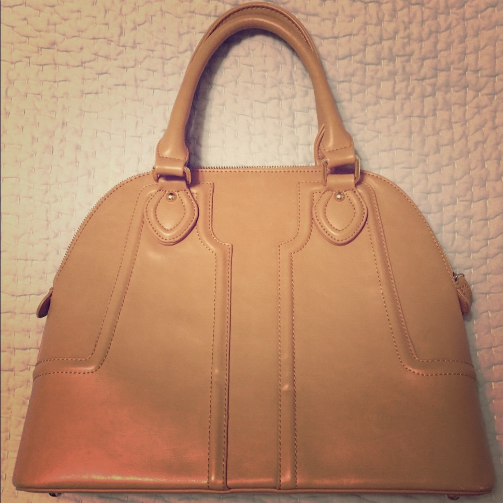 Sole Society Marlow Structured Dome Satchel Taupe