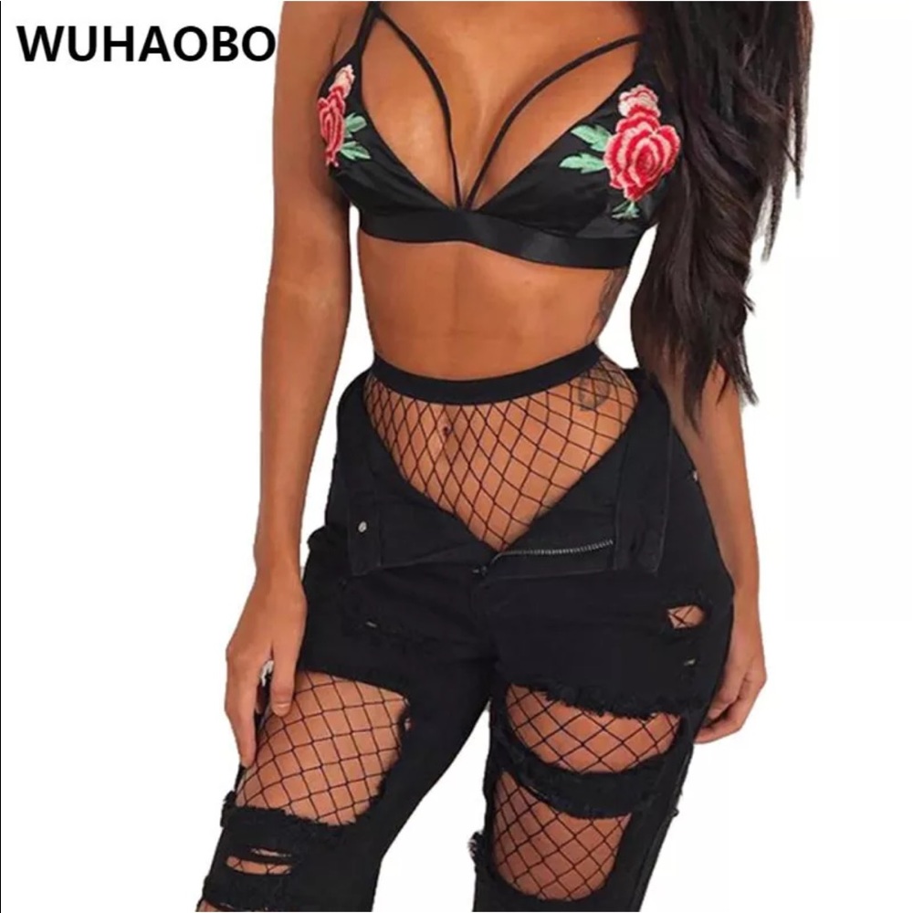 Fish net fashion tights