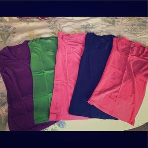 5️⃣ short sleeves scoop neck t shirts