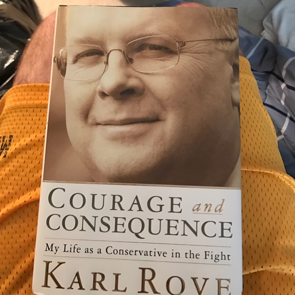 Autographed Karl Rove Book