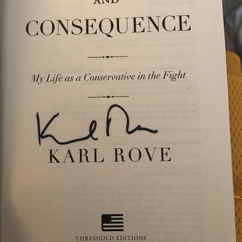 Autographed Karl Rove Book - Picture 2 of 2