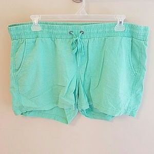 Old Navy XL Mint Green Linen Shorts