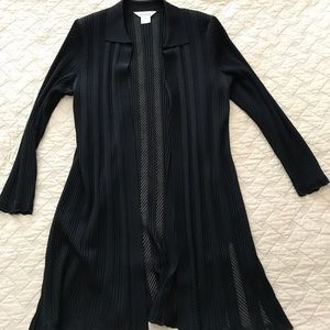 Misook sheer long jacket 😍