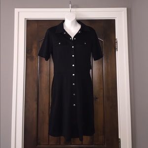 Black NY&CO soft shirt dress
