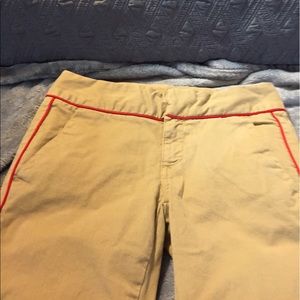 Preppy piped khakis from J. Crew