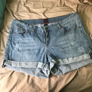 Denim shorts