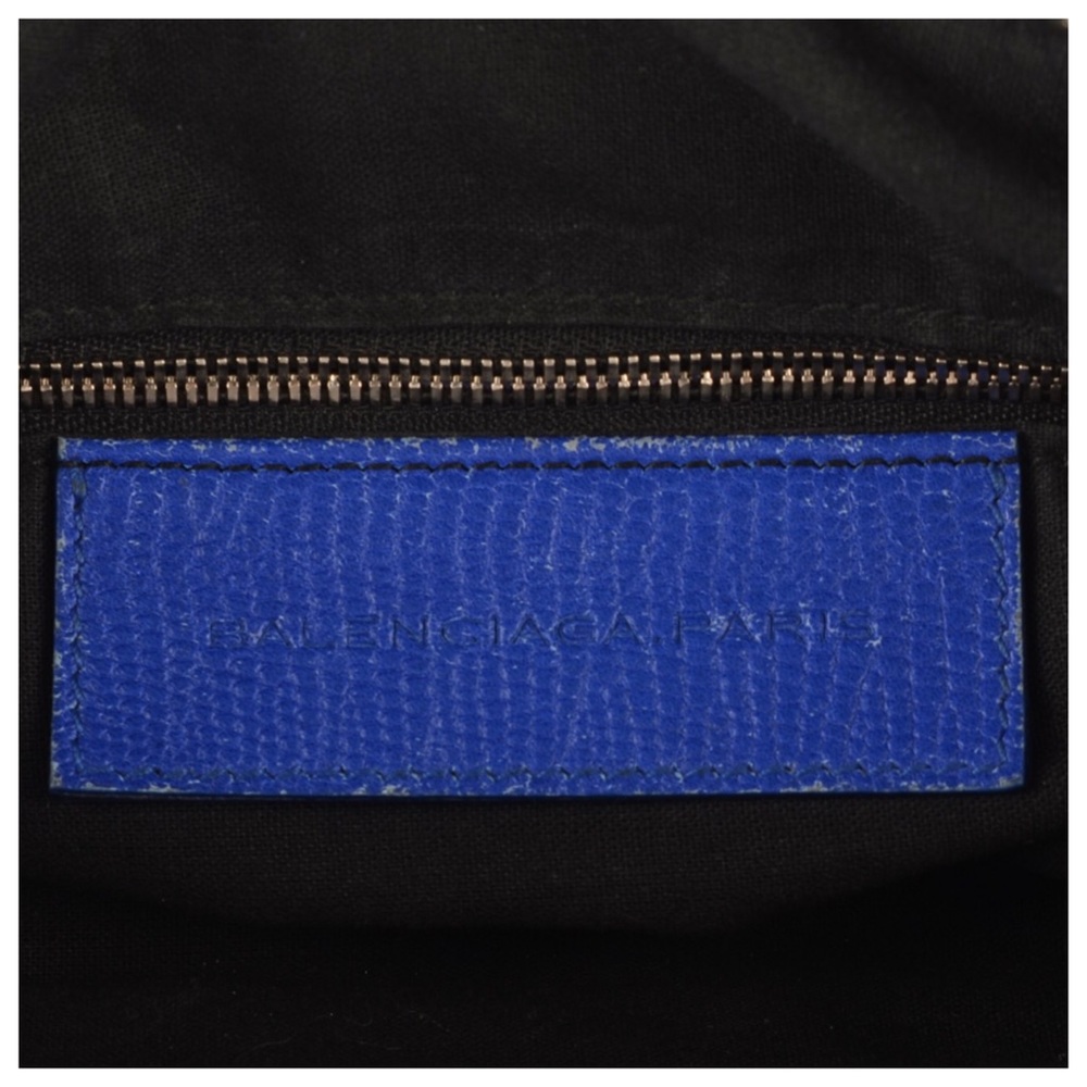 💯 Authentic Balenciaga Blue Lizzard Classic Bag - Picture 4 of 7