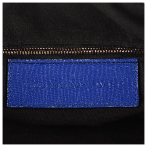 π― Authentic Balenciaga Blue Lizzard Classic Bag - Picture 4 of 7