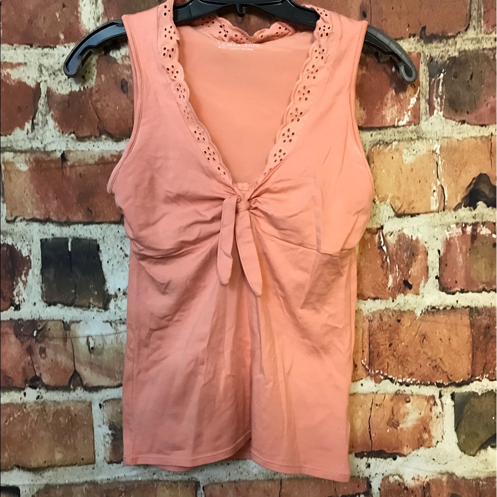 Orange dressy bra top