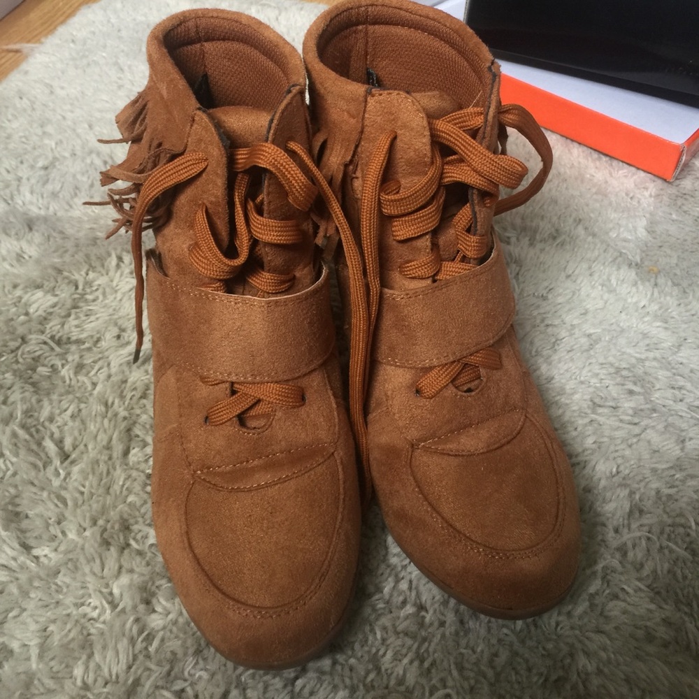 Suede Wedges