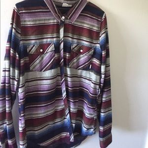 Oversized Roxy Camper Buttondown