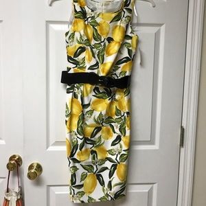 Lemon print dress