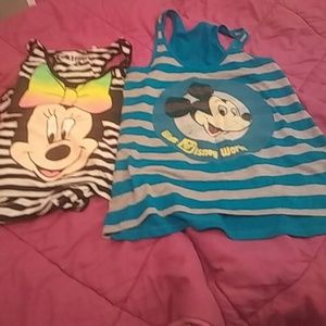 Minnie+Mickey mouse tee shirts
