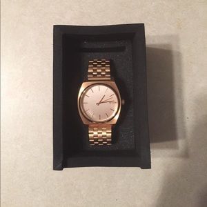 Women's Nixon "Time Teller" Watch Rose Gold