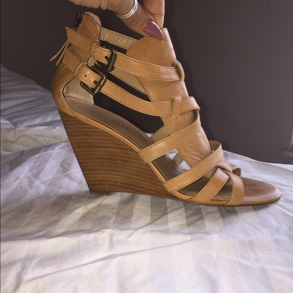 Strappy Nine West Wedge