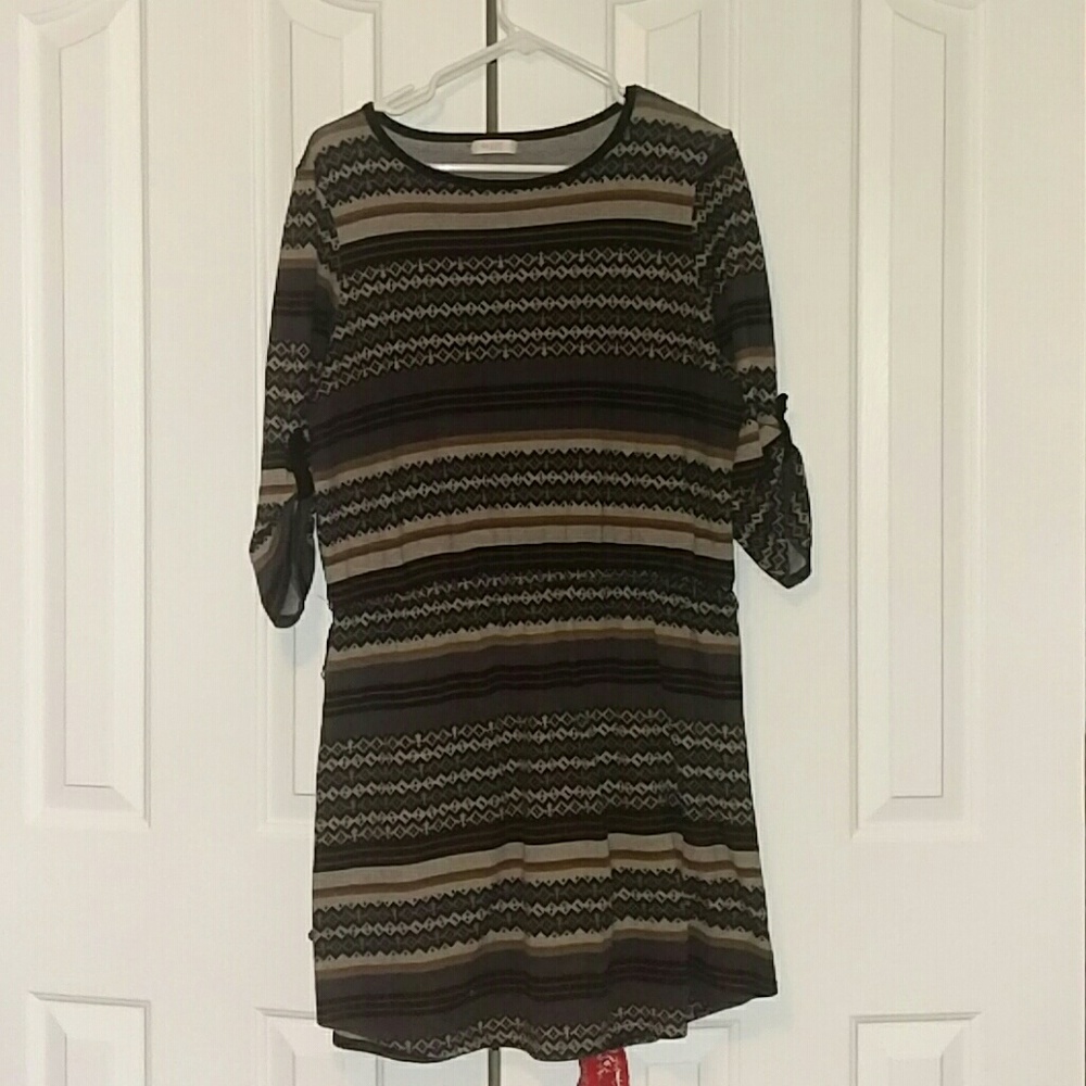 Neutral tone summer dress