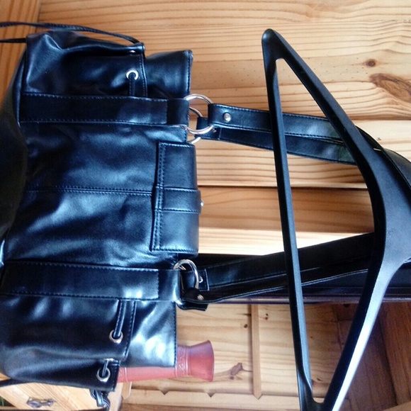 Brand new black soft leather bag .  Never used - Picture 6 of 8