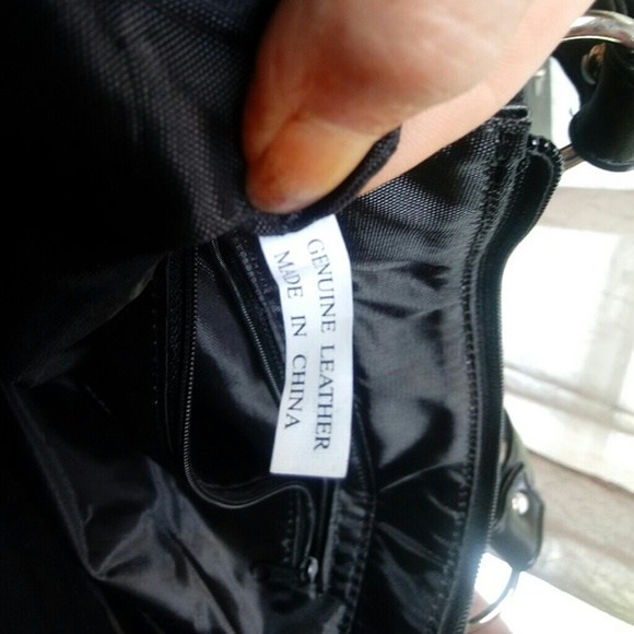 Brand new black soft leather bag .  Never used - Picture 8 of 8