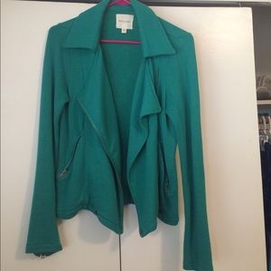 Silence + Noise fabric moto jacket