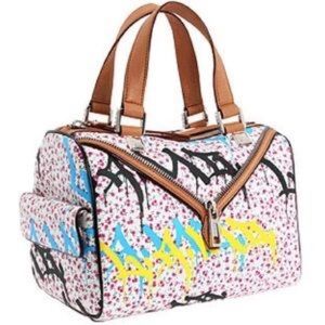L.A.M.B. Worthington Ditsy Graffiti Satchel