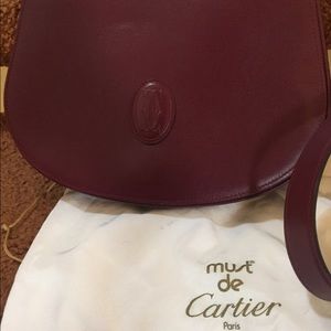 Vintage Cartier Leather Bag